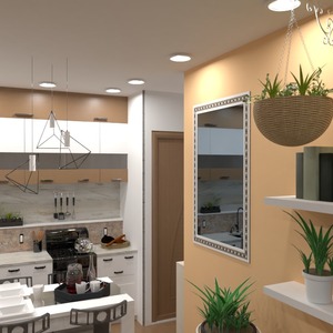 foto appartamento angolo fai-da-te saggiorno cucina illuminazione idee