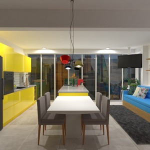 zdjęcia mieszkanie zrób to sam pokój dzienny kuchnia mieszkanie typu studio pomysły