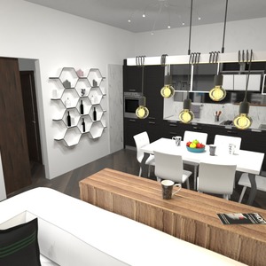 照片 公寓 客厅 厨房 餐厅 结构 创意