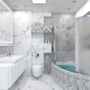 photos appartement maison salle de bains eclairage rénovation espace de rangement idées