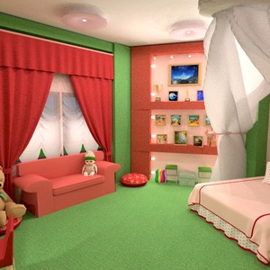 photos meubles décoration diy chambre d'enfant eclairage espace de rangement idées