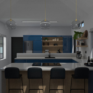 fikirler house decor living room kitchen lighting ideas