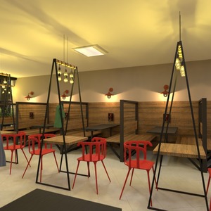 fotos mobílias decoração escritório iluminação cafeterias ideias