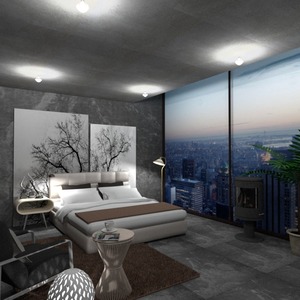 fotos apartamento mobílias quarto iluminação paisagismo arquitetura ideias