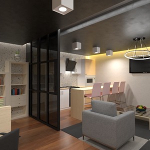 zdjęcia biuro kawiarnia jadalnia mieszkanie typu studio pomysły