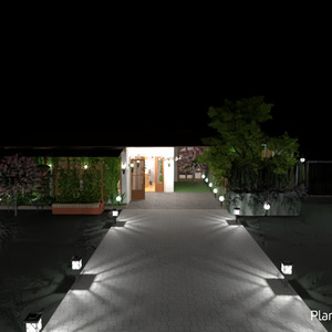 fotos casa garaje iluminación hogar arquitectura ideas