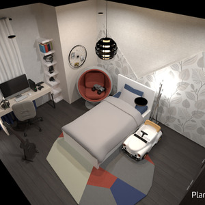 nuotraukos miegamasis vaikų kambarys biuras аrchitektūra idėjos