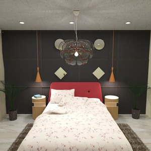 zdjęcia dom sypialnia oświetlenie pomysły