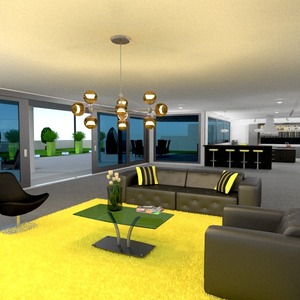zdjęcia meble oświetlenie mieszkanie typu studio pomysły