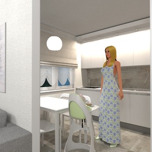 nuotraukos butas baldai svetainė virtuvė apšvietimas renovacija valgomasis idėjos