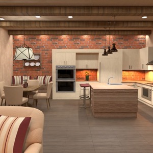 идеи дом гостиная кухня освещение архитектура идеи
