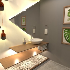 fotos decoração banheiro quarto iluminação ideias