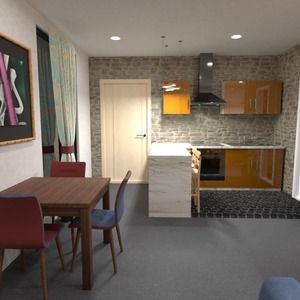 zdjęcia mieszkanie pokój dzienny kuchnia oświetlenie remont pomysły
