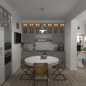 photos appartement décoration cuisine eclairage rénovation salle à manger espace de rangement idées
