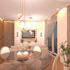 zdjęcia mieszkanie pokój dzienny kuchnia oświetlenie pomysły
