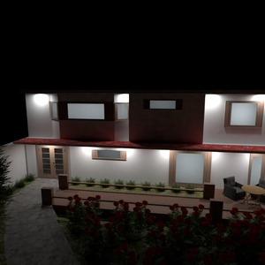 zdjęcia dom taras na zewnątrz oświetlenie krajobraz pomysły