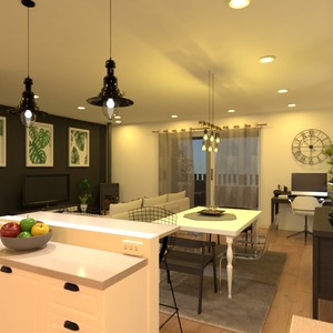 photos appartement salon cuisine eclairage salle à manger idées