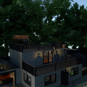 nuotraukos namas terasa vaikų kambarys kraštovaizdis аrchitektūra idėjos