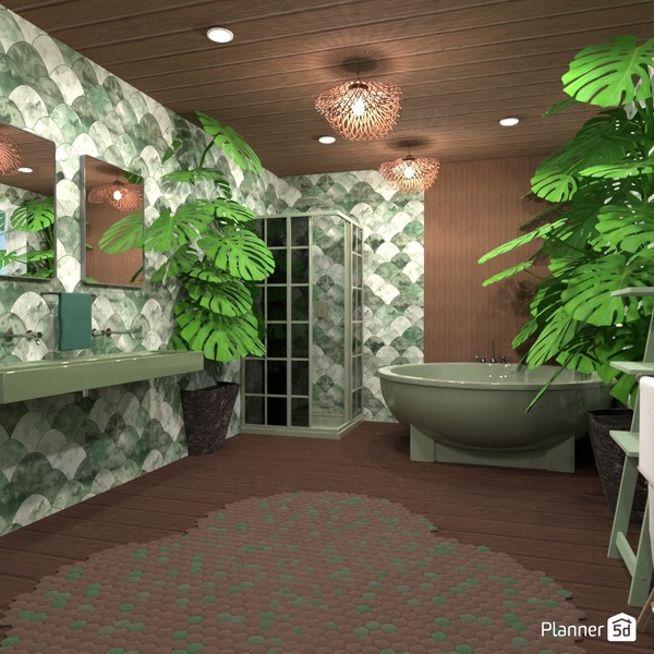 Dream Bathroom - Free Online Design | 3D House Ideas - by Planner 5D