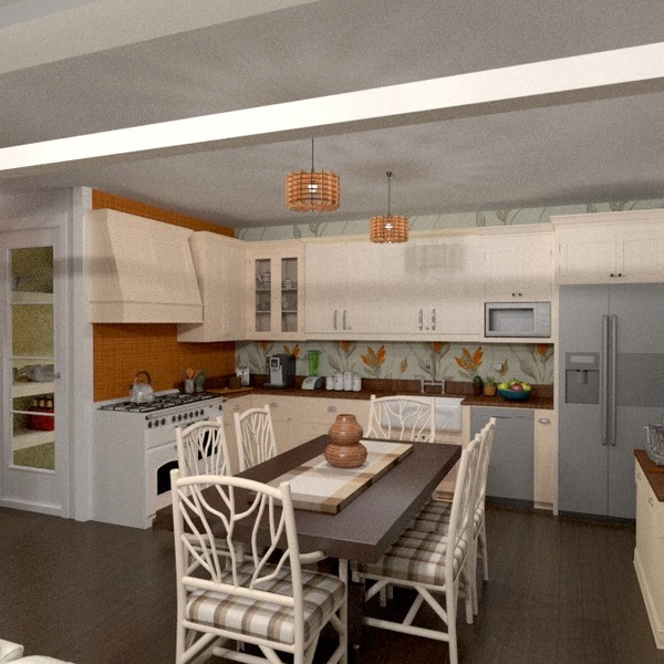 foto casa cucina illuminazione famiglia caffetteria sala pranzo idee
