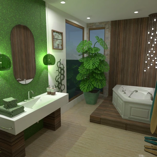 fotos decoración cuarto de baño paisaje ideas