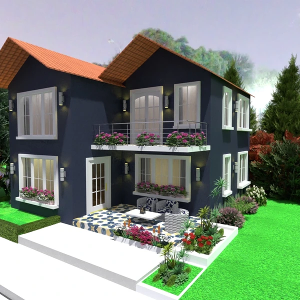 foto casa veranda decorazioni paesaggio famiglia idee