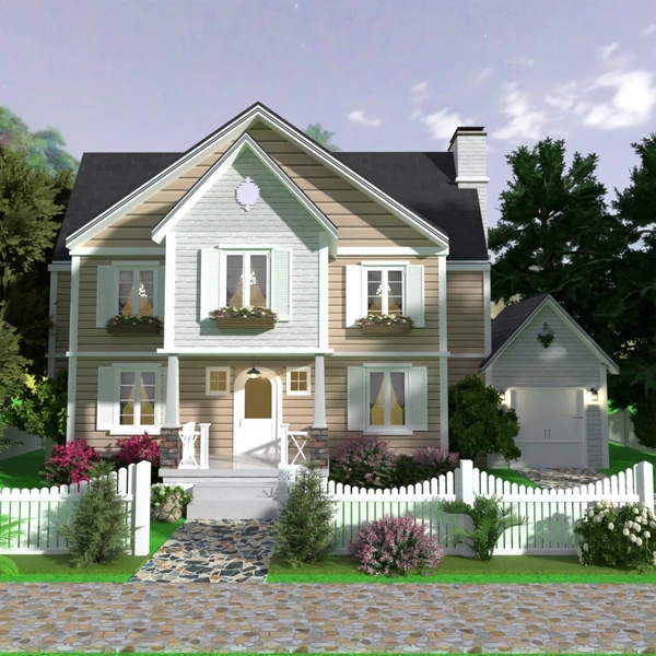 foto veranda garage paesaggio famiglia idee