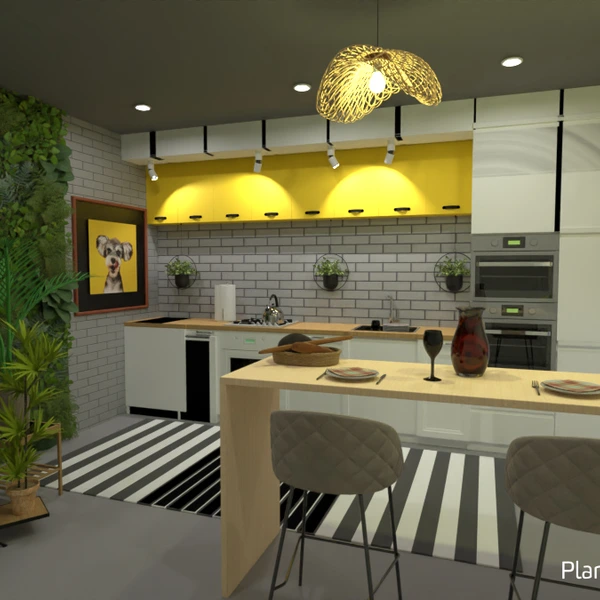 nuotraukos baldai dekoras virtuvė apšvietimas kavinė idėjos