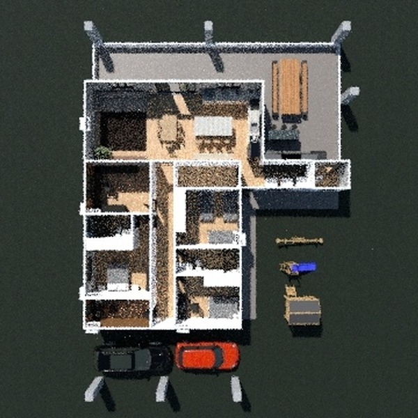 Projeto final 230m2 - Free Online Design | 3D House Ideas - by Planner 5D