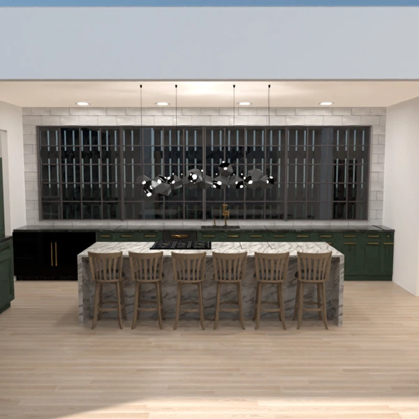 foto casa cucina illuminazione rinnovo sala pranzo idee
