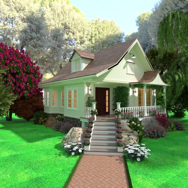 fotos casa varanda inferior decoração paisagismo utensílios domésticos ideias