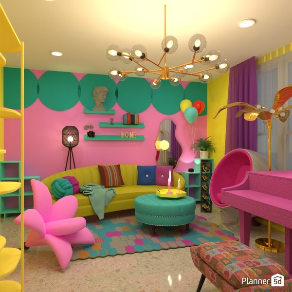 Bubble gum - Free Online Design | 3D House Ideas - by Planner 5D