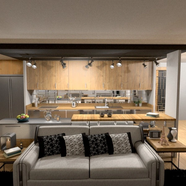 foto decorazioni cucina illuminazione famiglia caffetteria vano scale idee