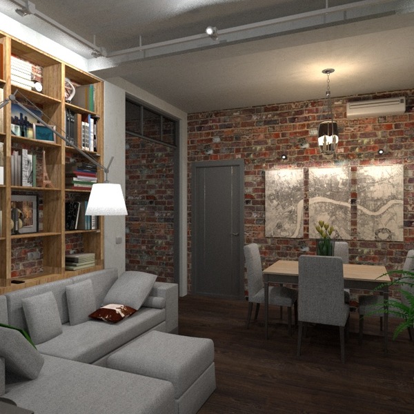 Скандинавский лофт - Free Online Design | 3D House Ideas - by Planner 5D