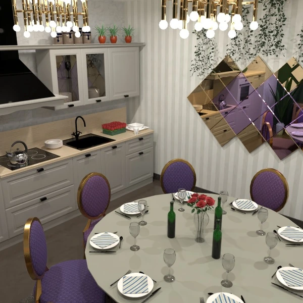 foto casa decorazioni cucina illuminazione sala pranzo idee