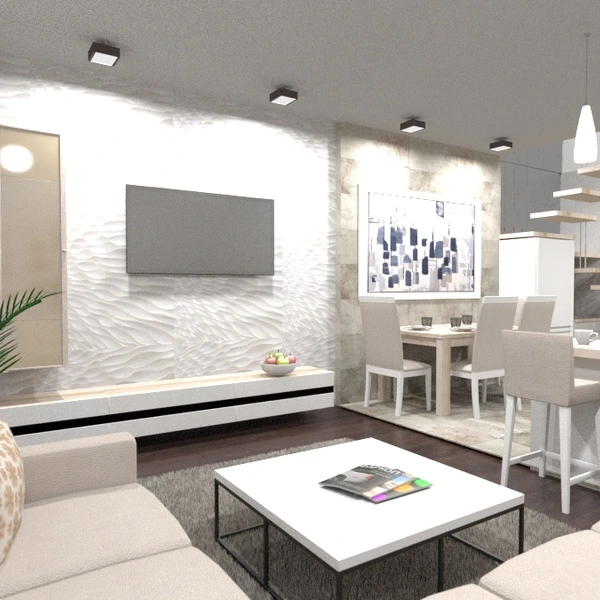 zdjęcia mieszkanie dom meble wystrój wnętrz pokój dzienny kuchnia oświetlenie remont jadalnia mieszkanie typu studio pomysły