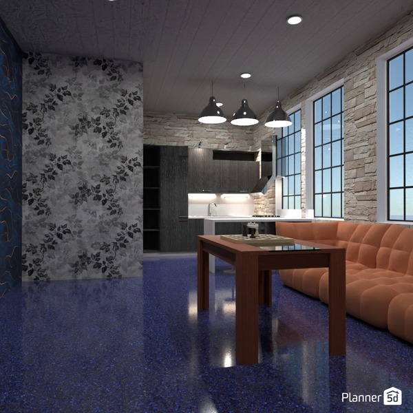 LOFT interior style Free Online Design 3D House Ideas by Planner 5D