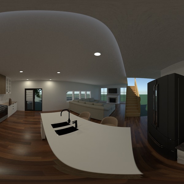 Kitchen and living Free Online Design 3D House Ideas by Planner 5D