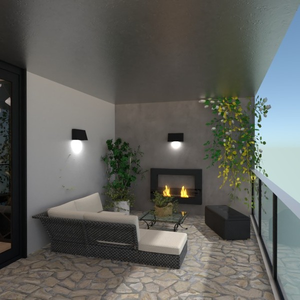 photos appartement terrasse meubles décoration eclairage idées