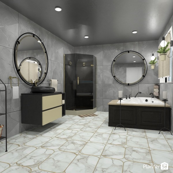 Dream bathroom - Free Online Design | 3D House Ideas - by Planner 5D