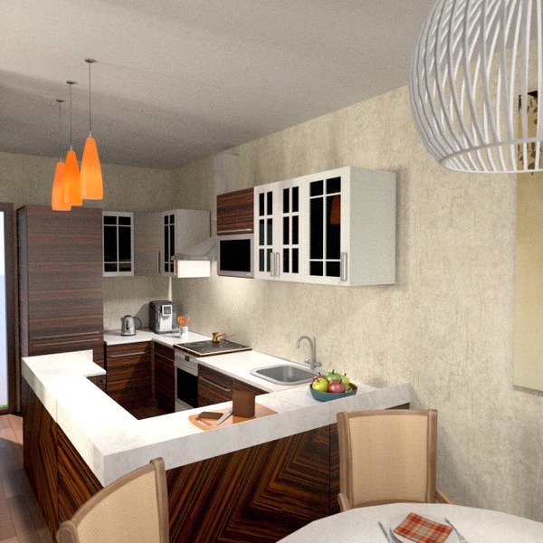 кухня 19 м2 - Free Online Design | 3D House Ideas - by Planner 5D
