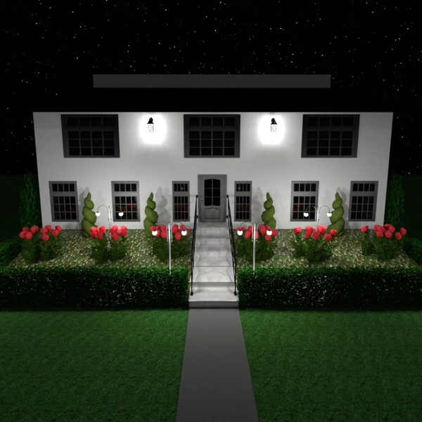 zdjęcia dom na zewnątrz oświetlenie krajobraz architektura pomysły