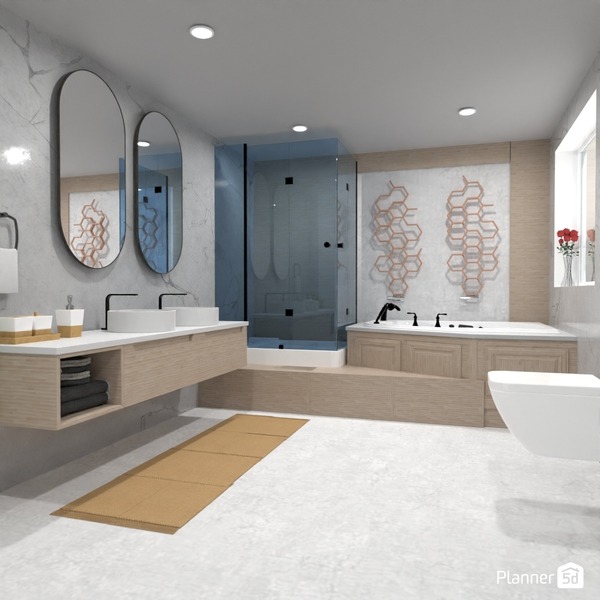 Dream Bathroom - Free Online Design | 3D House Ideas - by Planner 5D