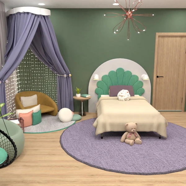 fotos casa muebles decoración habitación infantil iluminación ideas