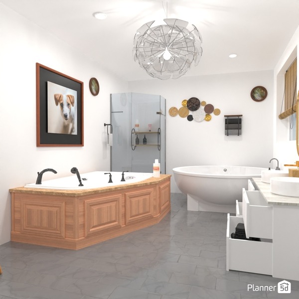 Dream Bathroom - Free Online Design | 3D House Ideas - by Planner 5D