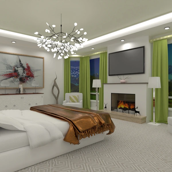 fotos decoración dormitorio paisaje hogar ideas