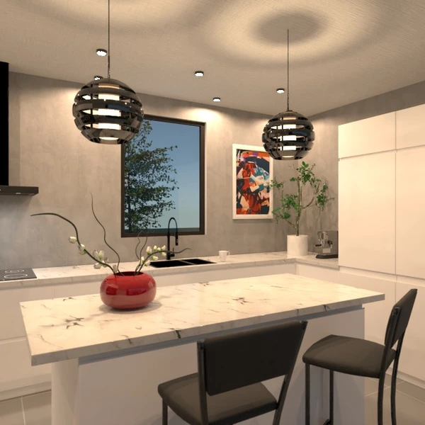 nuotraukos butas namas virtuvė valgomasis аrchitektūra idėjos