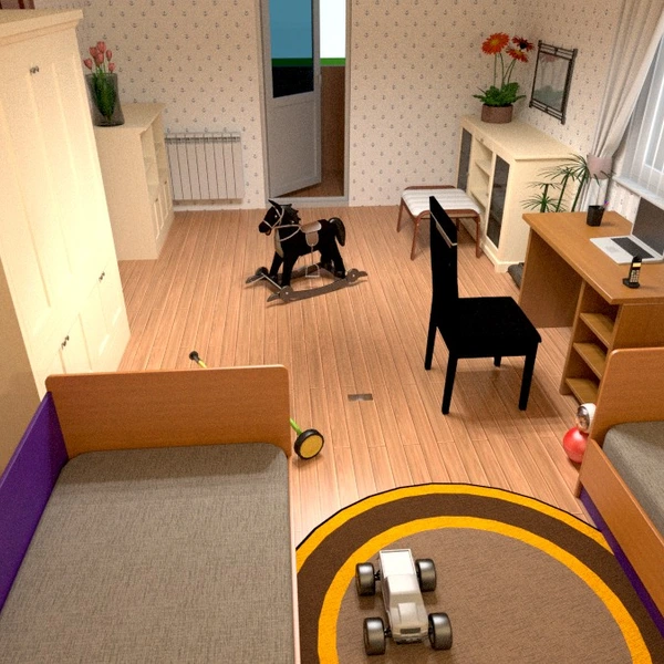 fotos muebles decoración habitación infantil trastero ideas
