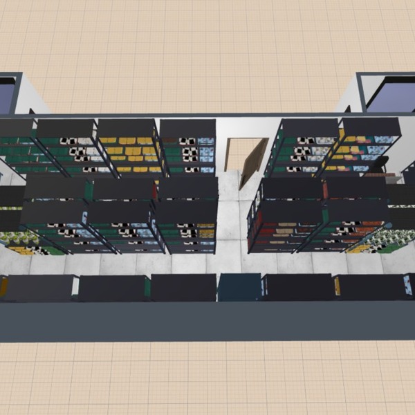 BACKSTORE LAY-OUT C - Free Online Design | 3D House Ideas - by Planner 5D