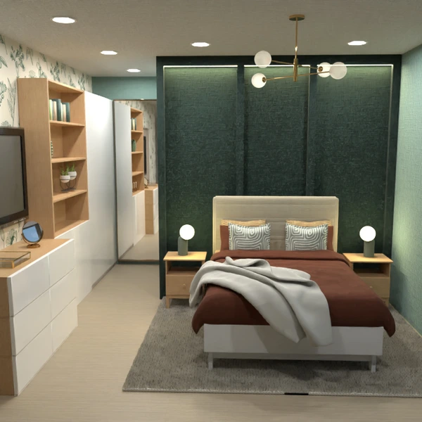 photos appartement meubles décoration chambre à coucher eclairage idées